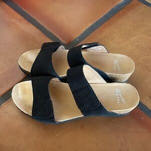 Dansko Black Women's Sandals
